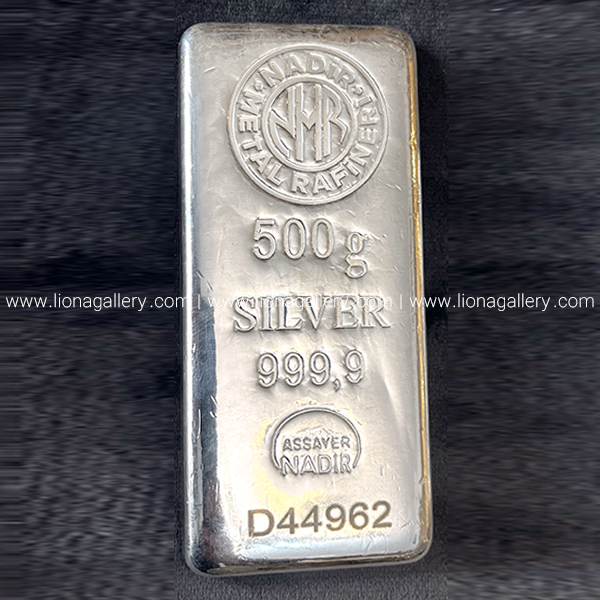 شمش نقره | 999 عیار | 500 گرمی | قیمت